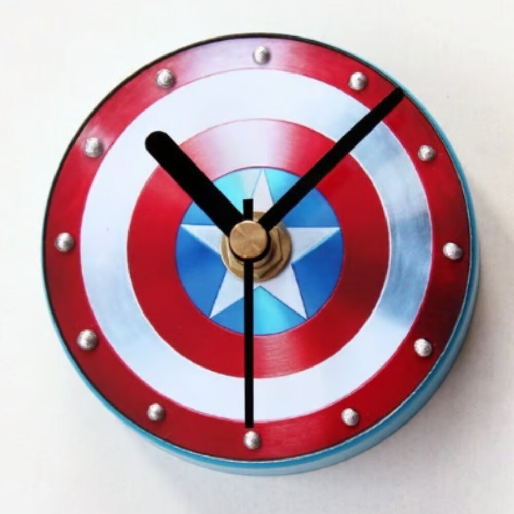 CAPTAIN AMERICAN Refrigerator Clock and Wall Clock